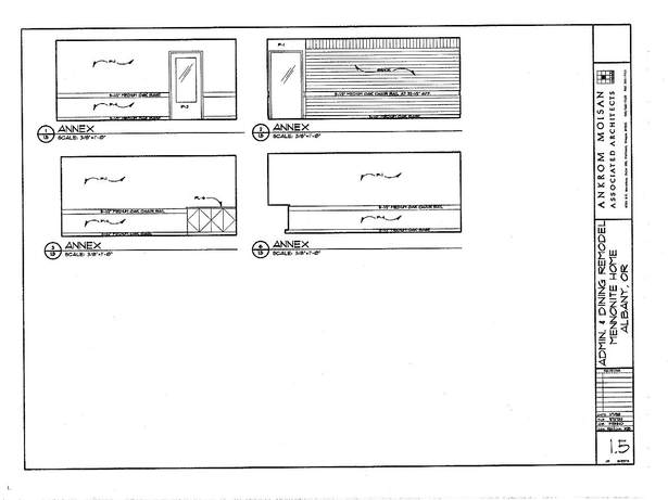 Interior Elevations- Annex 