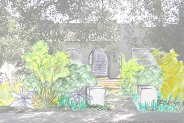 Sketch front of property