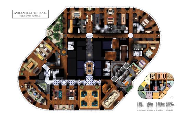 Trump Tower Entry Floorplan