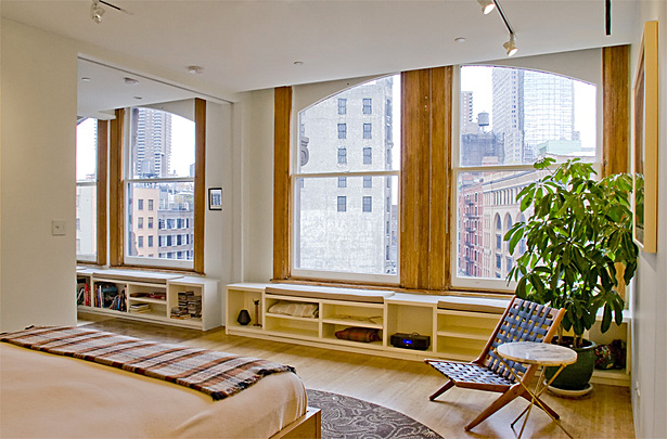 Built-in window seat