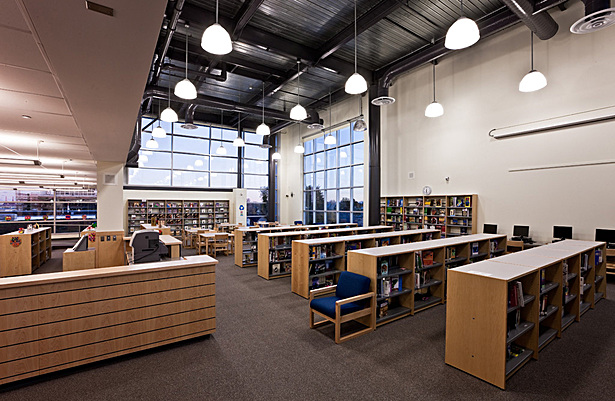 Irene C. Hernández School Interior-Library Layout and Casework is my design.