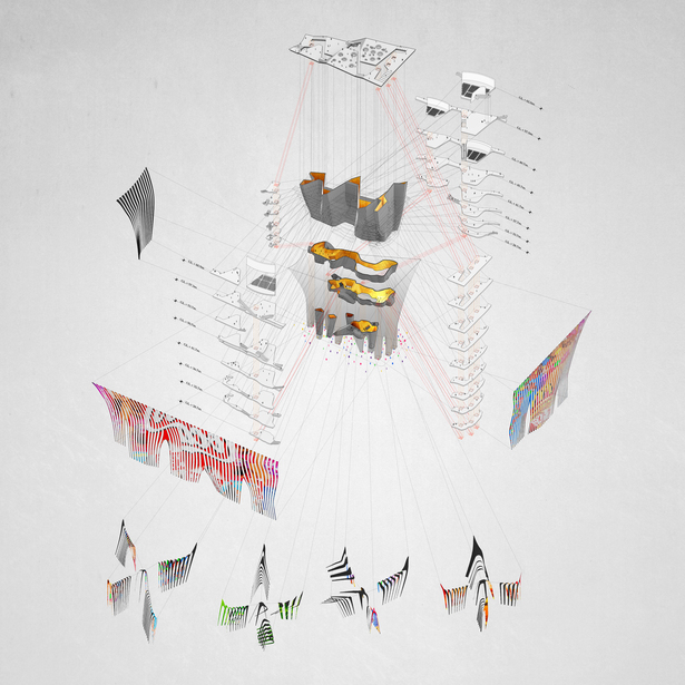 Exploaded Axon