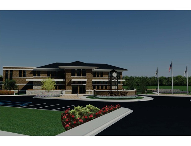 Perspective Image of Model - Main Entrance