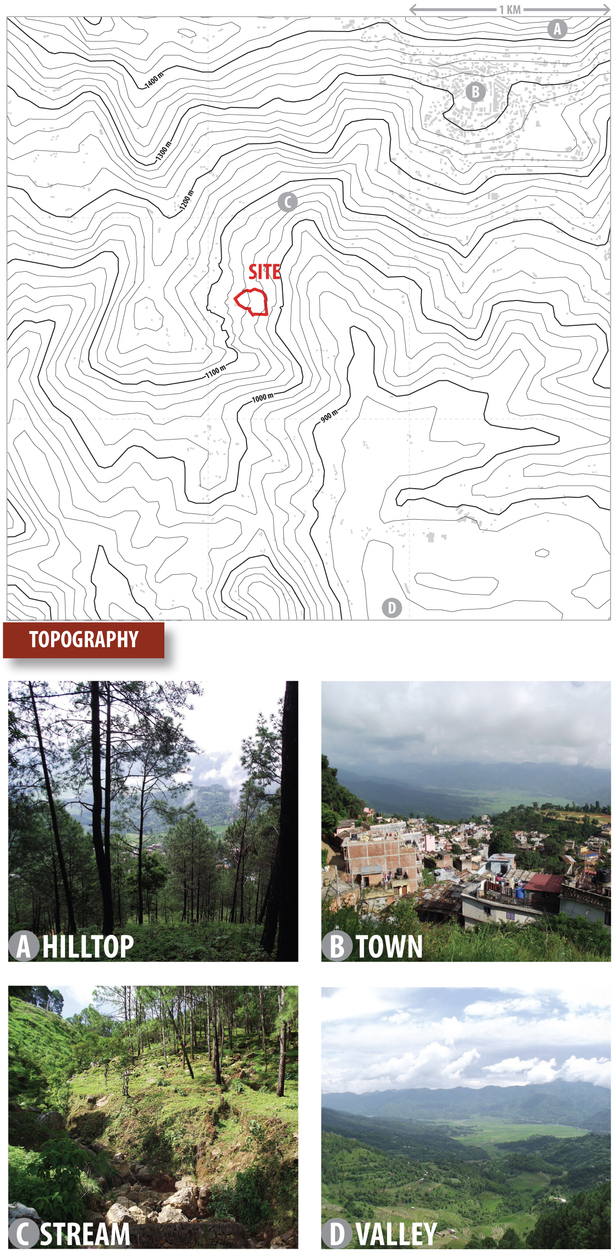 topography study (Google Maps, Rhino 3D, Adobe Illustrator)