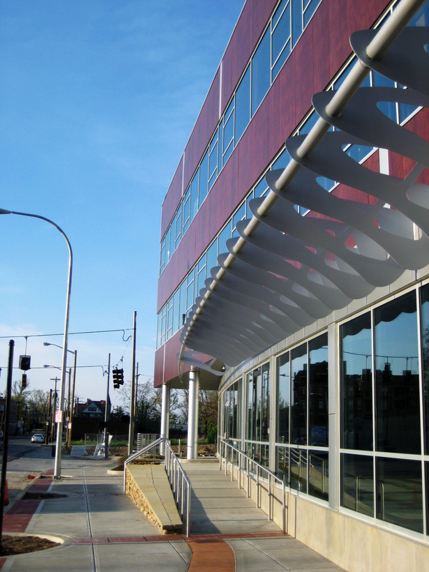 View Looking north along Burnet Ave.