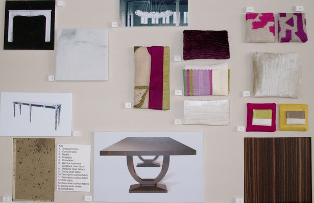 styling of living and dining rooms