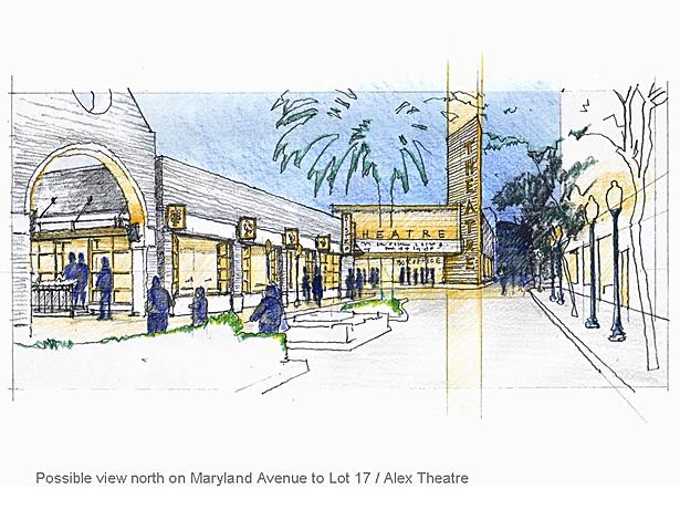 drawing by Alan Loomis / Glendale Urban Design Studio