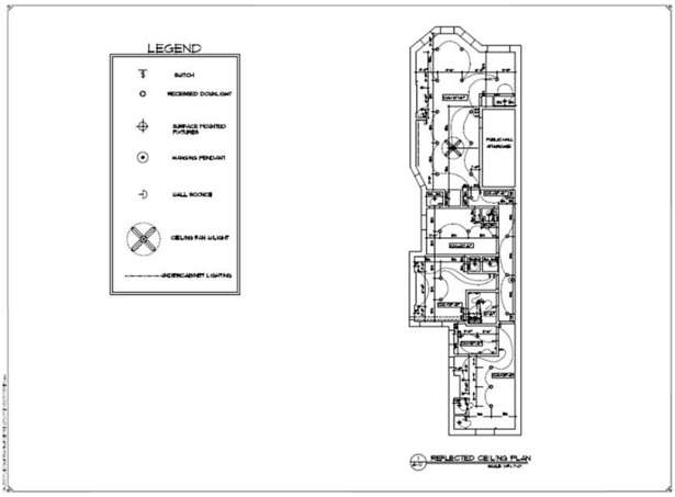 REFLECTED CEILING PLAN