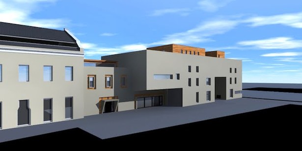 South Facing Facade 