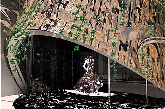 Sgambati_Alexander McQueen studio h.q._seasonal study spring_facade rendering/montage