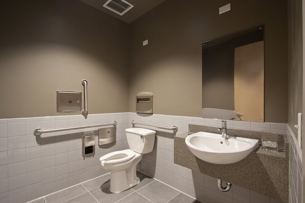 Patient Restroom with Specimen Pass-trhough