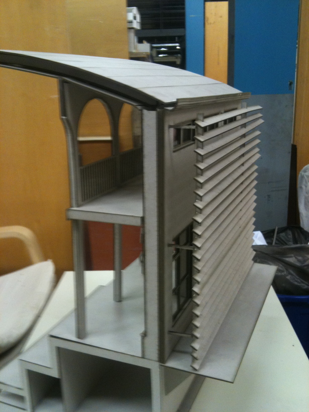 Model of a hammam and spa