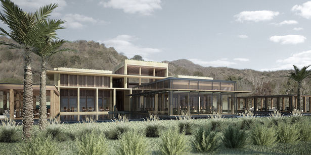 Propossed Facade for the Hotel Core