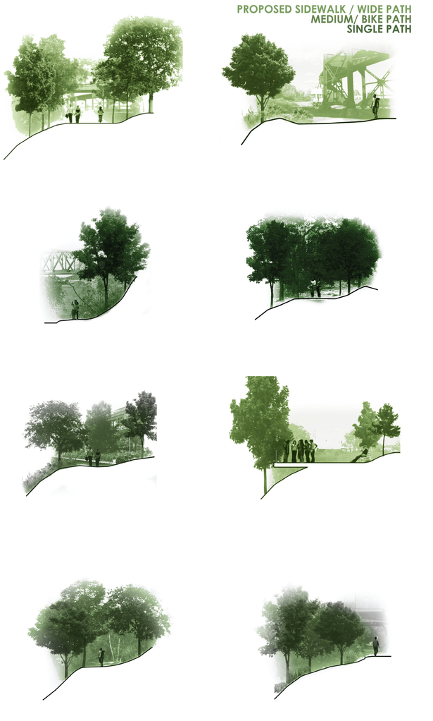 riverfront pathway proposal (by LOWELL DAY)