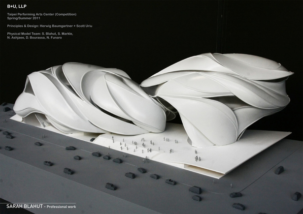 Taipei Performing Arts Center Model - Professional Work