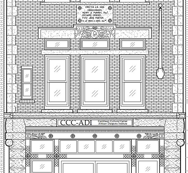 Detailed Existing Conditions Drawing; Field Documentation and Drawing by Ricardo Soares