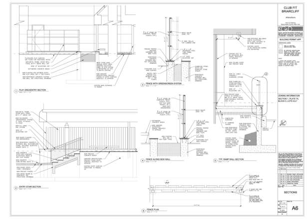 Sections and details