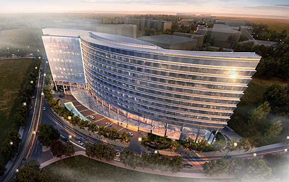 Hotel Exterior *rendering by Crystal CG*