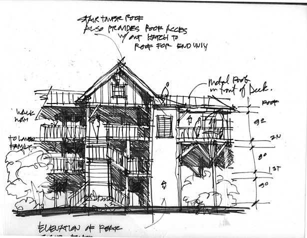 Stair Tower Study