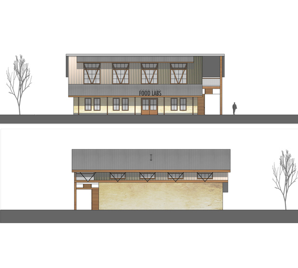 Food Lab Building Elevation