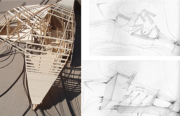 Mackinaw Mill Creek Renovation | Hand Crafted Modeling and Drawing, Shadow and Water Engineering Research