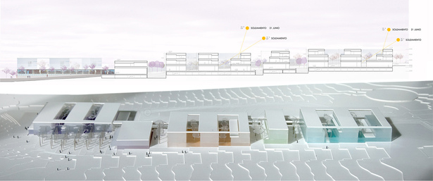 cross section + model view
