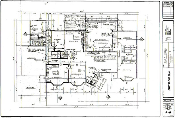 House Floor Plan, Woodland Hills, CA. Built