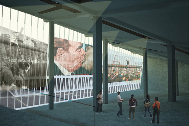 Projection and gallery space