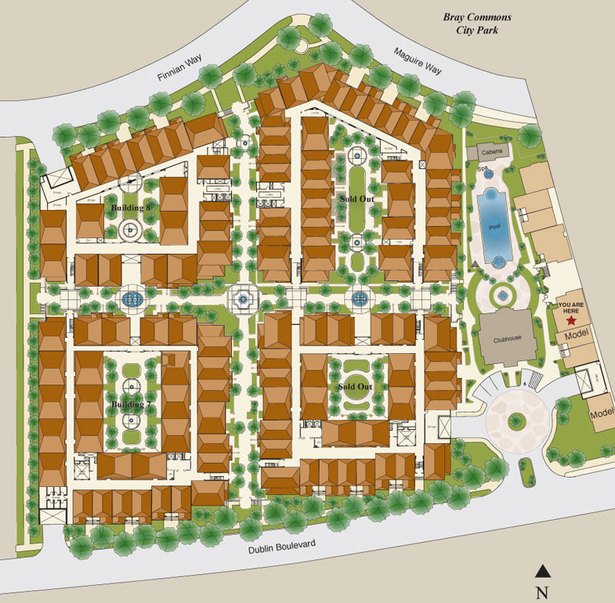 Site Plan of West Buildings