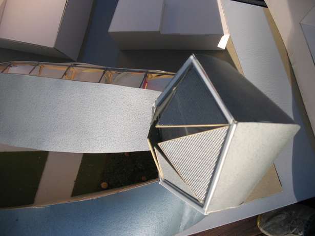 Chrysler logo observational Tower, catering and film studio.
