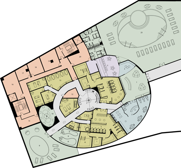 Pure Spa First Floor Plan.