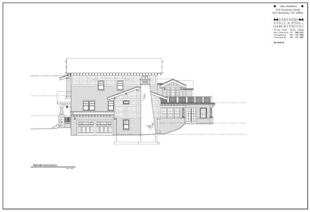 Isaac Residence Side Elevation