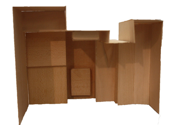 Interior of scale model