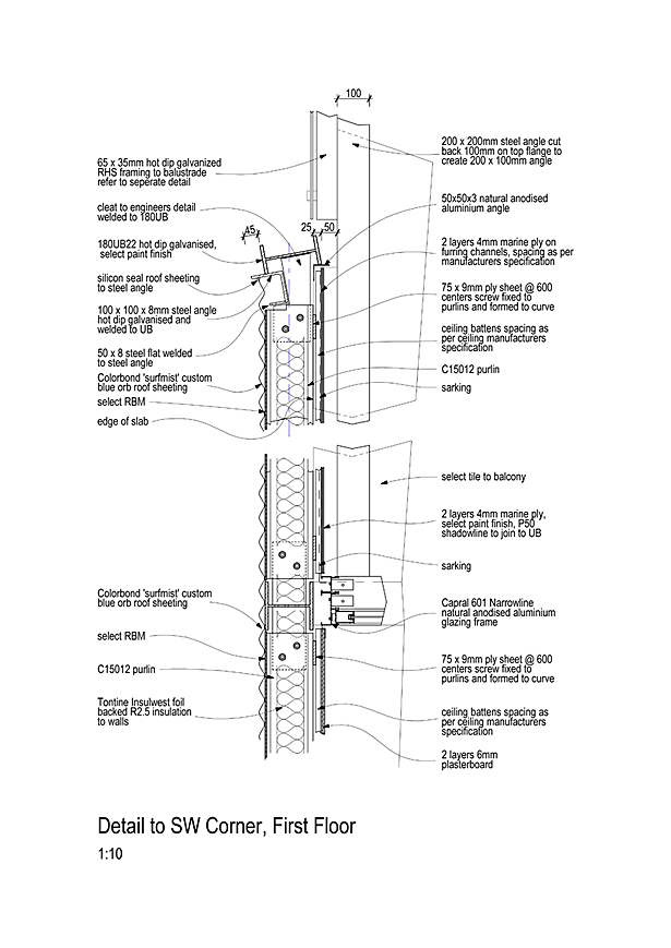 SE Corner Detail