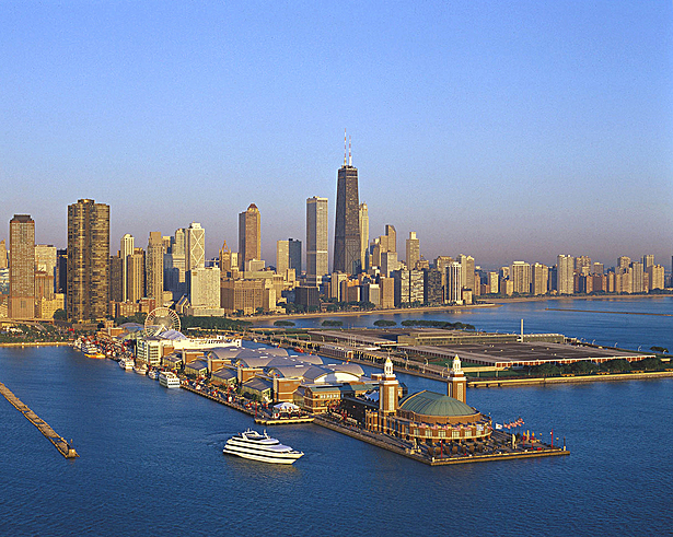 Navy Pier Aerial View