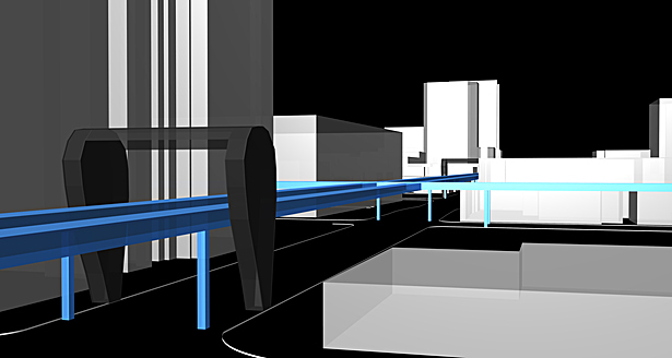 View of People-Mover System