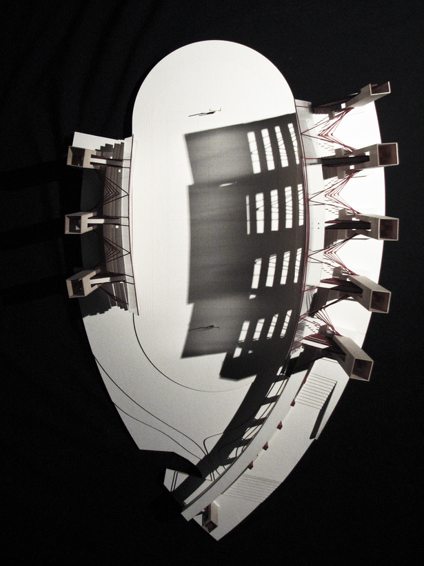 Inverted Stadium. Study Model. Second Iteration.