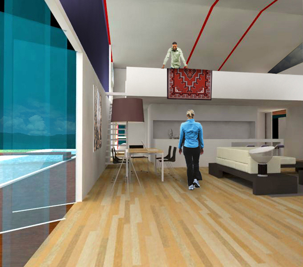 modern cabin