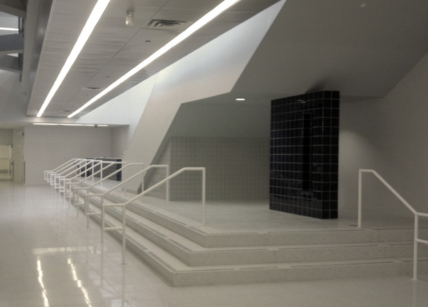 View of Lower Level Lobby ouside Gymnasium
