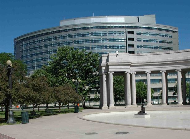 View from Civic Center Park