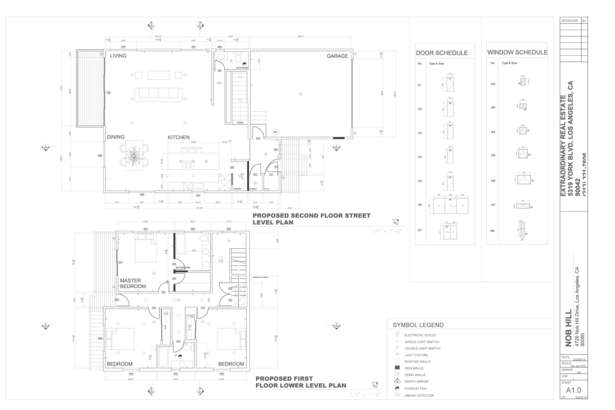 Nob Hill Dr. remodel, drawing