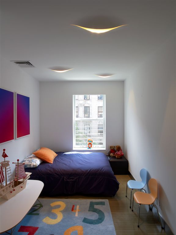 Children's room with artwork custom designed by Ulises Liceaga