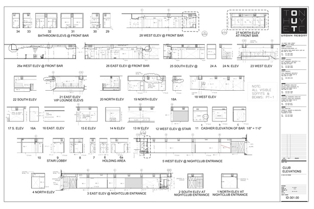 Interior Elevations- My sample drafting