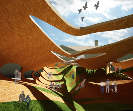 3d model in rhinoceros and rendered in 3d max with v-ray plugin