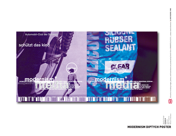 Modernism Diptych Poster