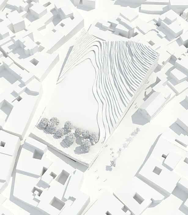 Model aerial view