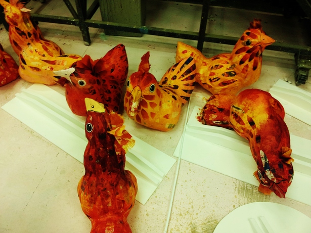 Avercamp Chickens