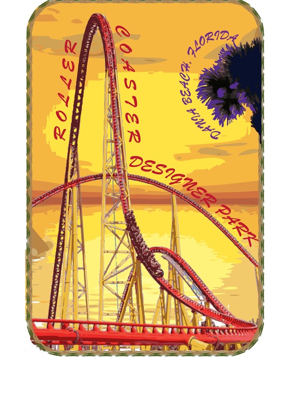 InDesign Logo: Designer Roller Coaster Park