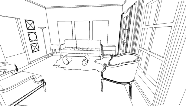 Sketch-Up Drawing View 1