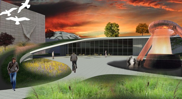 Connections between the various topographies create opportunities for refuge and program.